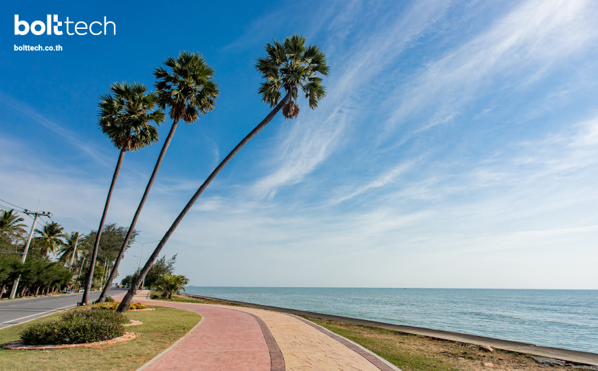 หาดปากน้ำปราณบุรี เขากะโหลก