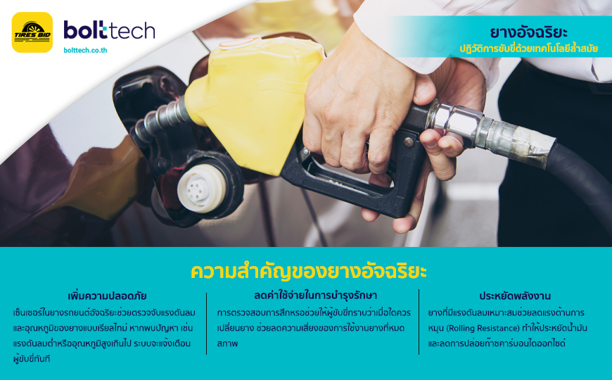 ยางอัจฉริยะ ปฏิวัติการขับขี่ด้วยเทคโนโลยีล้ำสมัย